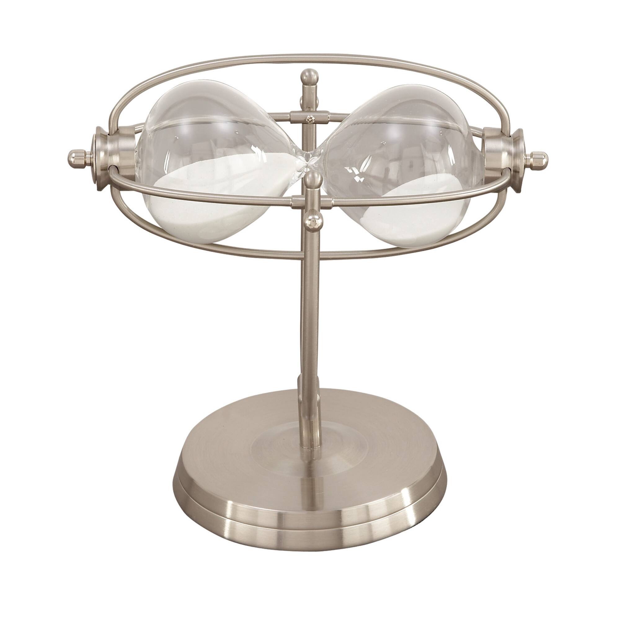 12" Silver Metal Glam Timer